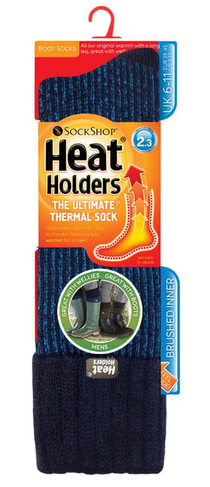 Heat Holders - Thermische laarzensokken voor heren - Marine - Image 2