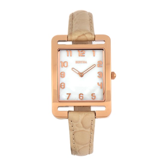 Bertha Marisol Zwitserse MOP Leren Band Horloge - Image 1