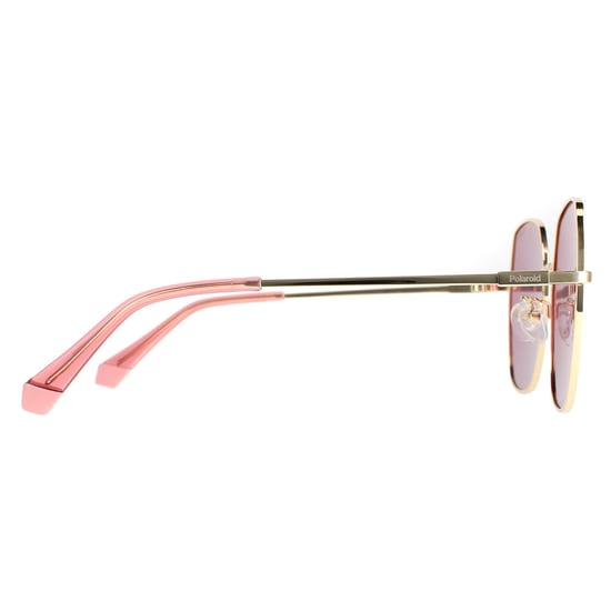 Polaroid Round Womens Gold Pink Pink Polarized PLD 6178/G/S