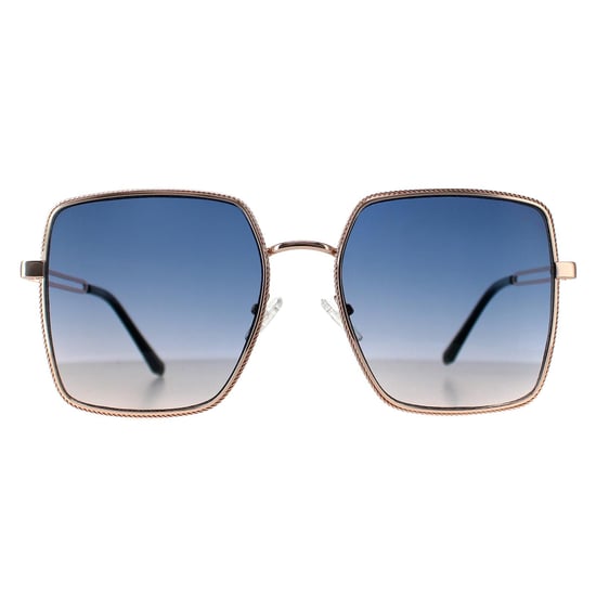 Guess GF0419 28W glanzend roségoud blauw gradiënt zonnebril - Image 1