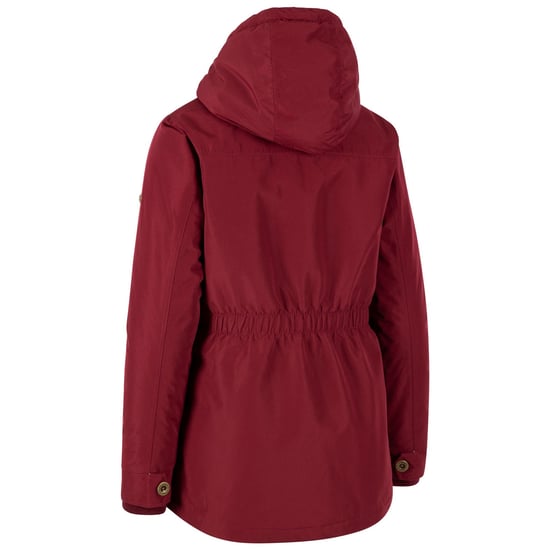 Trespass Womens/Ladies Token Waterproof Jacket (Dark Cherry)