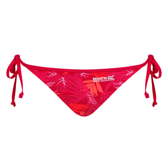 Regatta Grote Buitenvrouwen/dames Aceana Bikini String Briefing (Donkere Cerise Tropical) - Image 1