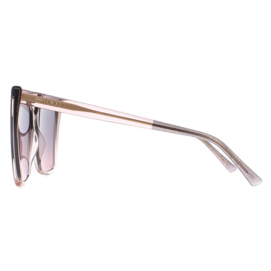 Jimmy Choo LESSIE/S S KON nude glitter grijs fuchsia zonnebril - Image 3