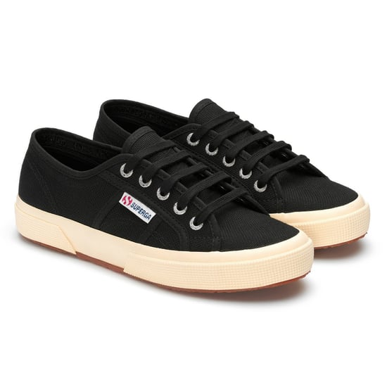 Superga Unisex 2750 Cotu Classic Vegan Sportschoenen voor volwassenen (Zwart) - Image 1