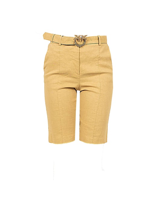 Pinko shorts Bellona Vrouw beige - Image 1