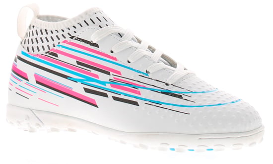 Turf 90 Boys Trainers Football Astro Turf Boots Scott Elasticated white