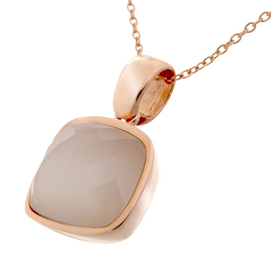 Orphelia 'Isabella' Dames 925 Sterling Zilver Ketting met Hanger - Roze ZH-7198/CR - Image 3