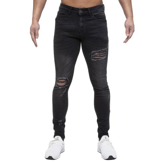 ETO heren skinny gescheurde jeans - Image 3