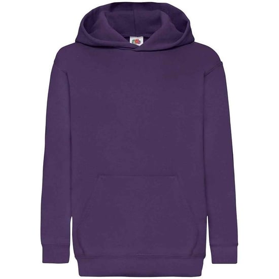 Fruit of the Loom Kinderen/Kinderen Classic Hooded Sweatshirt (Paars) - Image 1