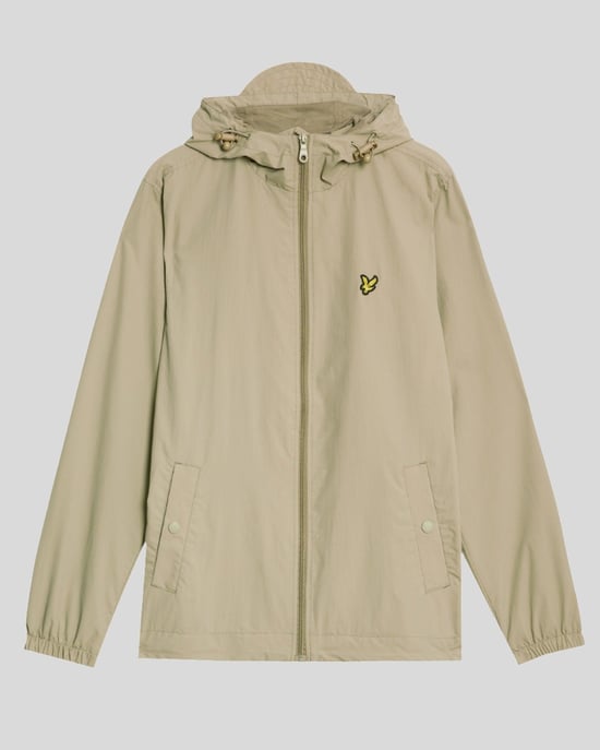 Lyle & Scott Branded Sage Unifrom korte groene lichtgewicht jas met capuchon - Image 5