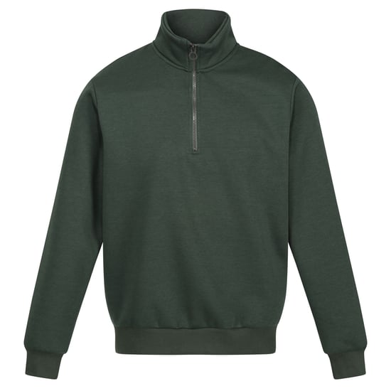 Regatta Mens Pro Quarter Zip Sweatshirt (Dark Green)
