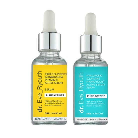 Squalaan actief serum 30ml + Ashwaganda serum 30ml - Image 1