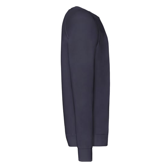 Fruit of the Loom Unisex Lichtgewicht Raglan Sweatshirt voor volwassenen (Deep Navy) - Image 3