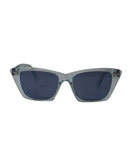 Acne Studios Ingridh Cat Eye Zonnebril in Lichtblauw Acetaat - Image 1