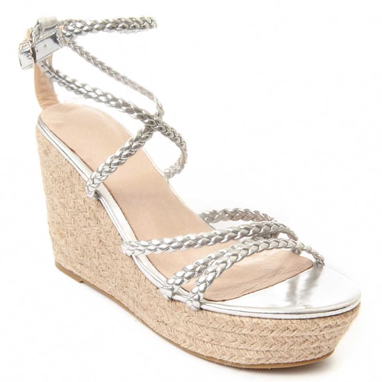 Montevita Wedge Sparto Sandalen Wesparto6 in Zilver - Image 3