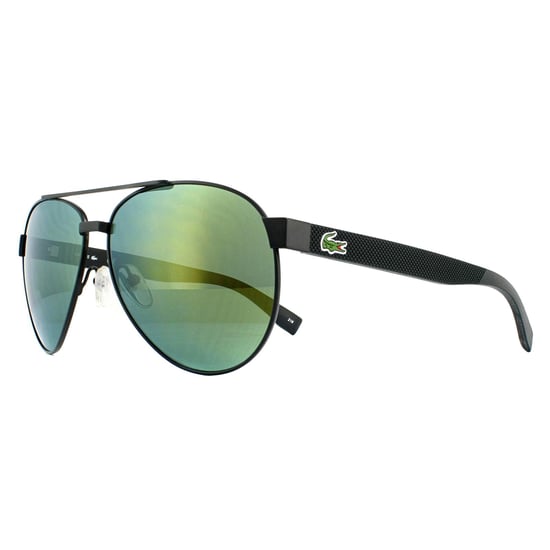 Lacoste Aviator Unisex Matte Green Green Mirror Sunglasses