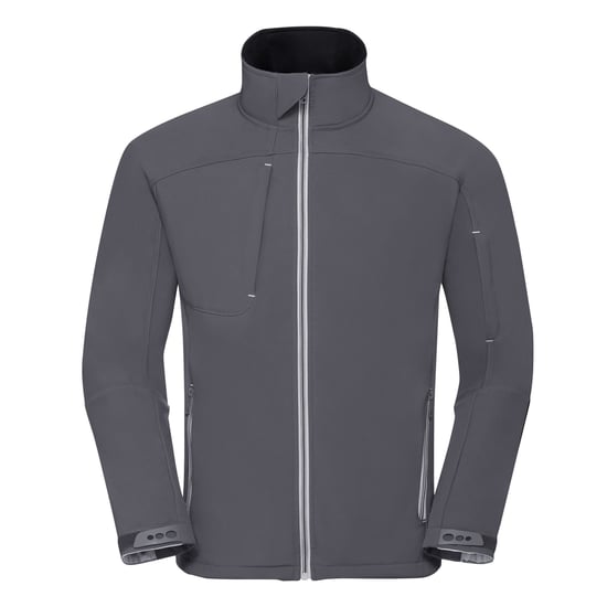 Russell Mens Bionic Soft Shell Jacket (Iron)