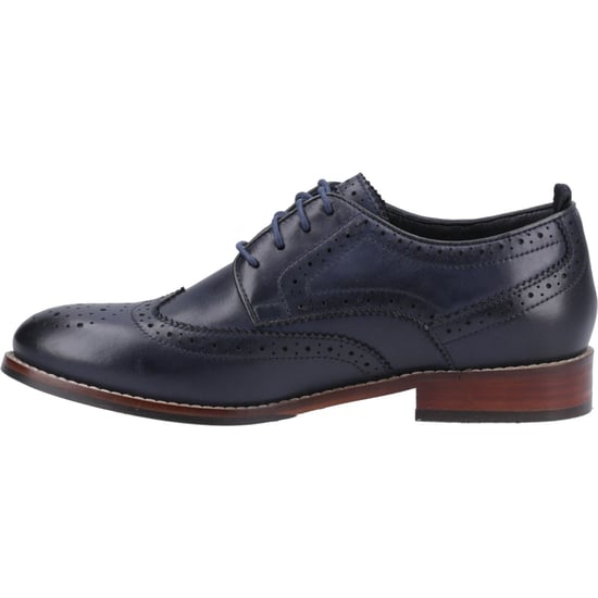 Hush Puppies Natalia Leer Vrouwen Navy Brogues Schoenen - Image 4