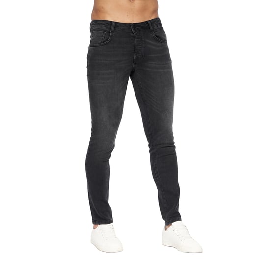 Crosshatch Heren Malcolm Slim Jeans (Zwart wassen) - Image 5