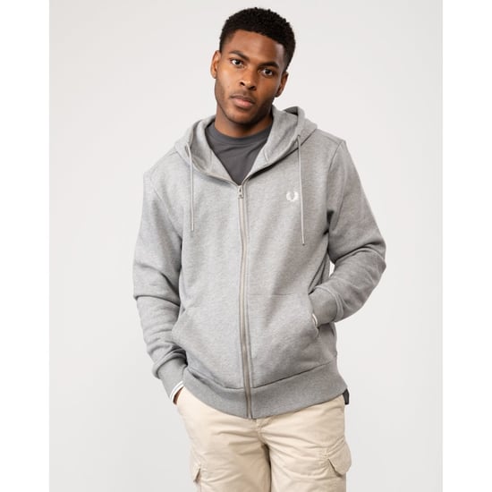 Fred Perry Mens Zip Through Hoodie