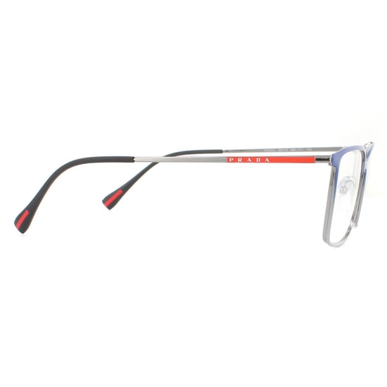 Prada Sport Rectangular Top Blue Gradient Gunmetal Mens  Glasses Frames