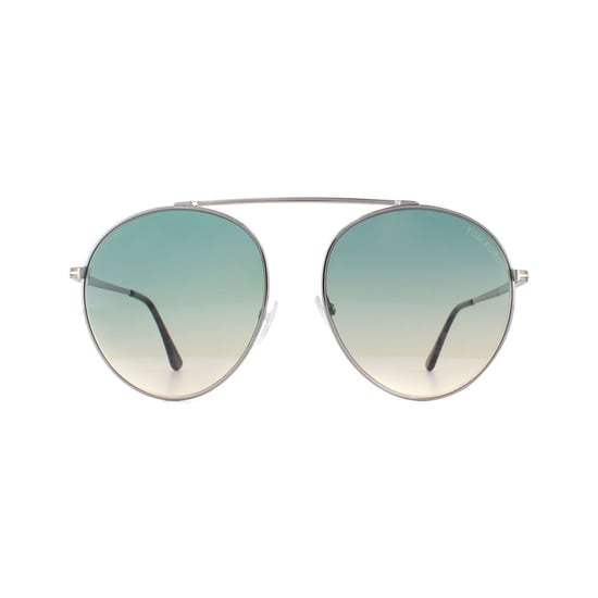 Tom Ford Zonnebril Simone 0571 14 W Zilver Groen Geel Verloop - Image 1
