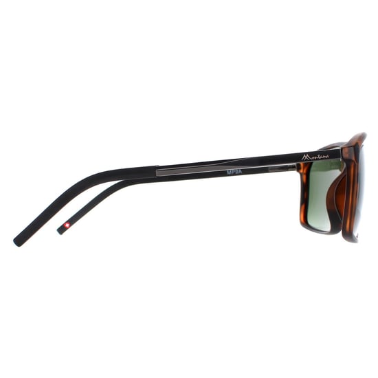 Montana Square Unisex Matte Tortoise G15 Green Polarized MP9A
