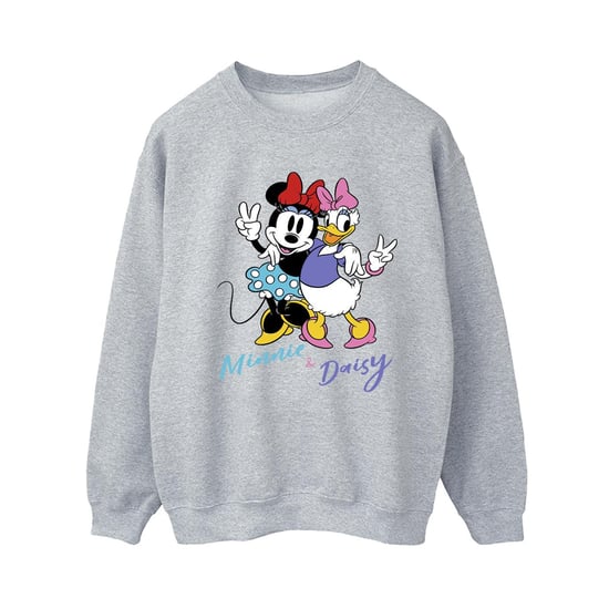 Disney Dames/Dames Minnie Mouse en Madeliefje Sweatshirt (Sportgrijs) - Image 1