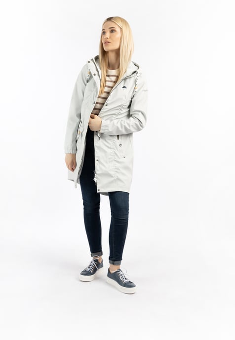 Schmuddelwedda Mackintosh bridgeport Dames Grijs wit-280 - Image 2