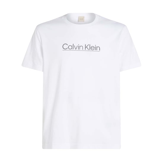 Men's Calvin Klein Raised Line Logo T-Shirt in White