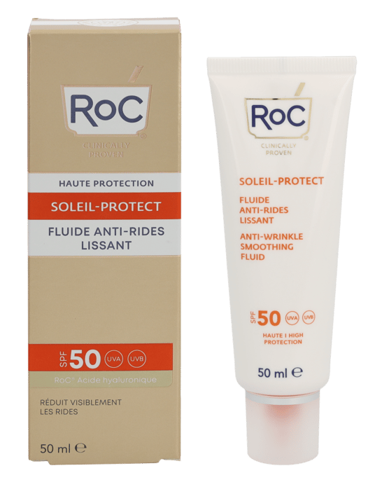 ROC Soleil-Protect Anti-Wrinkle Smoothing Fluid SPF50+50 ml. - Image 1