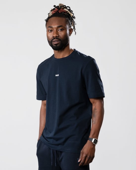 BOSS Orange TChup Heren Crew Neck T-shirt met Klein Logo NOS - Image 1