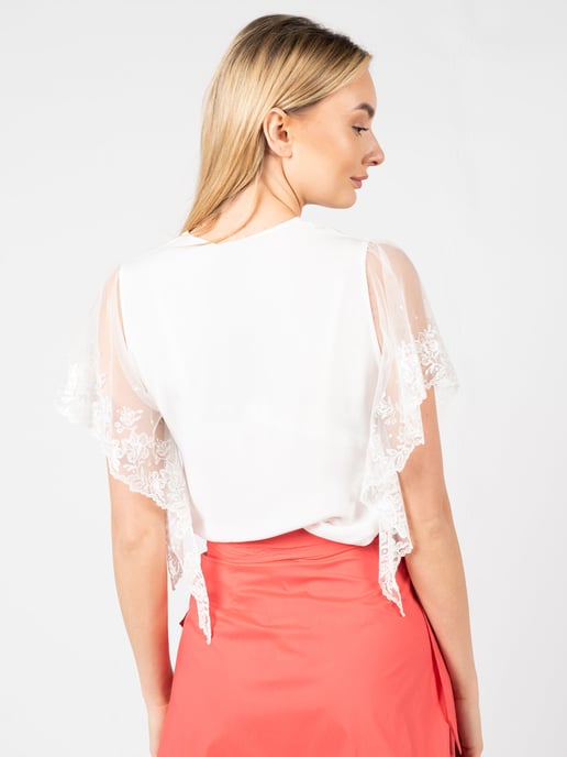 Pinko Top Tama Vrouw Wit - Image 4