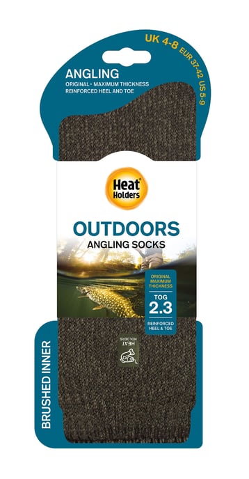 Heat Holders Kniehoge thermo hengelsokken voor heren - Bos Groen - Image 2