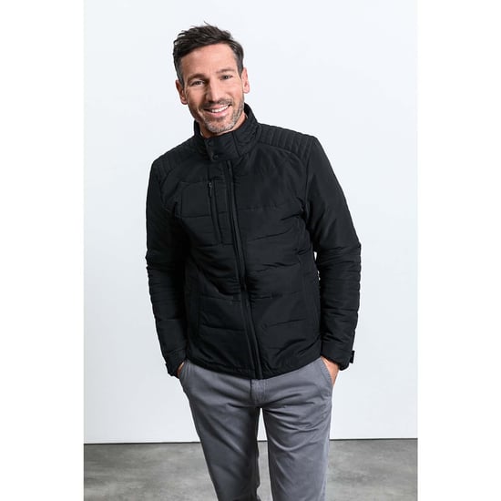 Russell Heren Cross Jas (Zwart) - Image 4