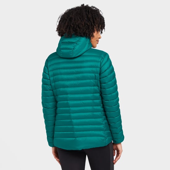 OEX Women's Kintra Water Repellent & Insulated Down Jacket with Adjustable Hood