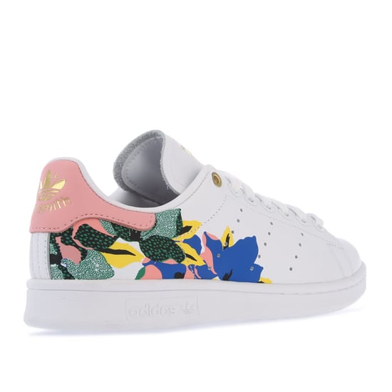 Dames adidas Originals Stan Smith in wit roze - Image 2