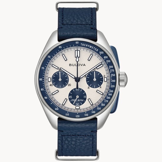 Bulova Lunar Pilot Men's Silver Watch 98K112
