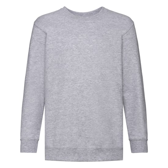 Fruit Of The Loom Childrens Unisex Set In Sleeve Sweatshirt (Heather Grijs) - Image 1