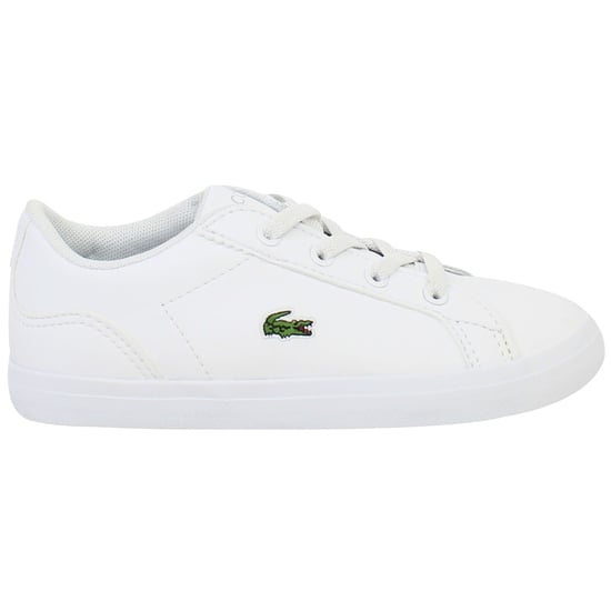 Lacoste Lerond BL 21 1 CUI Kids White Trainers - Image 5
