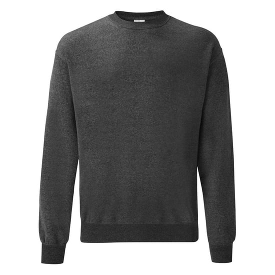 Fruit Of The Loom Heren Klassieke Drop Schouder Sweatshirt (Donker Heather) - Image 1
