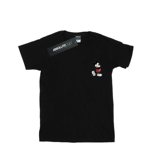 Disney Heren Mickey Mouse Kickin Retro Borst T-shirt (Zwart) - Image 1