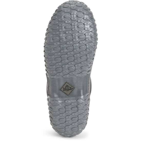 Muck Boots Muckster II Mid Rubberen Zwart/Grijze Geruite Regenlaarzen - Image 4