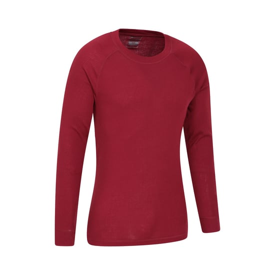 Mountain Warehouse Heren Talus Ronde Hals Thermo Top met Lange Mouwen (Rood) - Image 3