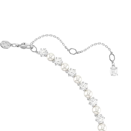 Swarovski 'Matrix Pearl' Dames Sieraden Ketting van Basis Metaal - Zilver 5689623 - Image 3