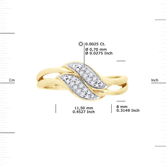 DIADEMA - Ring - Prestige Jewelery - Diamonds - Yellow Gold