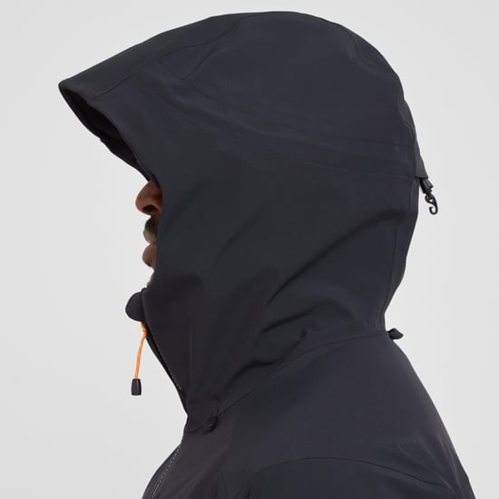 OEX Men's Aonach II Waterproof Jacket with with Adjustable Wired Hood, Hiking Raincoat