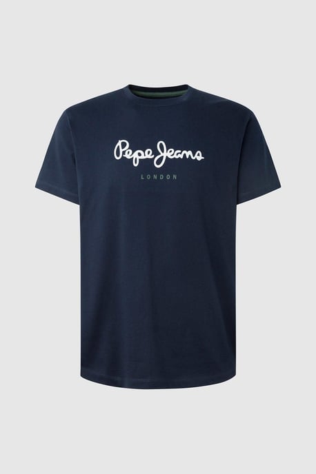 Eggo Logo T-shirt Marineblauw - Image 4