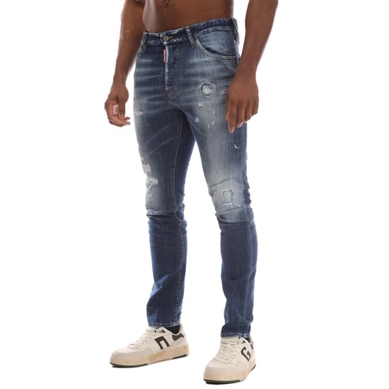 Heren DSquared2 Cool Guy Skinny-Fit Jeans in Blauw - Image 1