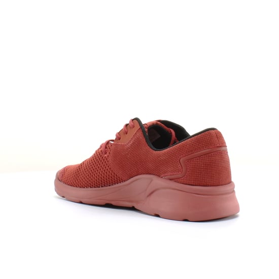 Supra Noiz Cayenne Red Textile Mens Lace Up Trainers 08131 658